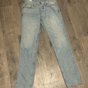 Hollister Light Blue Straight Leg Jeans